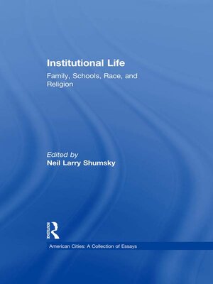 cover image of Institutional Life
